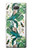 W3697 Oiseaux de la vie des feuilles Etui Coque Housse et Flip Housse Cuir pour Sony Xperia 10