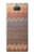 W3752 Motif de tissu en zigzag imprimé graphique Etui Coque Housse et Flip Housse Cuir pour Sony Xperia 10 Plus