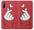 W3701 Mini signe d'amour de coeur Etui Coque Housse et Flip Housse Cuir pour Sony Xperia L4