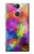 W3677 Mosaïques de briques colorées Etui Coque Housse et Flip Housse Cuir pour Sony Xperia XA2