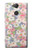 W3688 Motif d'art floral floral Etui Coque Housse et Flip Housse Cuir pour Sony Xperia XA2
