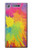 W3675 Tâche de couleur Etui Coque Housse et Flip Housse Cuir pour Sony Xperia XZ1