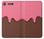 W3754 Cornet de crème glacée à la fraise Etui Coque Housse et Flip Housse Cuir pour Sony Xperia XZ1