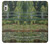 W3674 Claude Monet La passerelle japonaise et la piscine de nénuphars Etui Coque Housse et Flip Housse Cuir pour Sony Xperia XZ