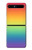 W3698 Drapeau de fierté LGBT Etui Coque Housse et Flip Housse pour Samsung Galaxy Z Flip 5G