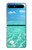 W3720 Summer Ocean Beach Etui Coque Housse et Flip Housse pour Samsung Galaxy Z Flip 5G