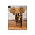 W0310 éléphant d'Afrique Tablet Etui Coque Housse pour iPad Pro 11 (2021,2020,2018, 3rd, 2nd, 1st)