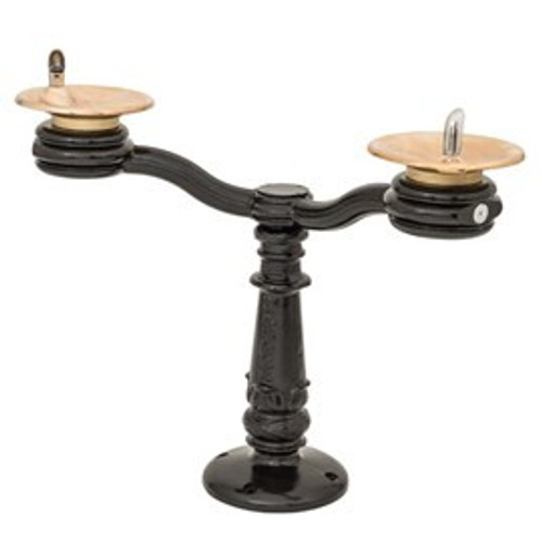 Two Bowls on Arms Classic Style Drinking Fountain