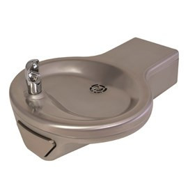 Oval Bowl Barrier-Free Wall Mount Drinking Fountain