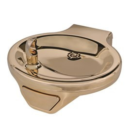 Oval Bowl Wall Mount Drinking Fountain