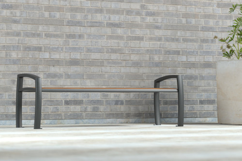 One of Urban Accessories’ newest seating designs, the Dog Ear Bench combines our expertise in metal casting with our commitment to working with sustainable materials. This bench—which has a fully cast aluminum frame and the option for either a cast-metal or composite seat—has a simple yet playful form perfect for modern styles.