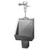 Washout Urinal, Rear Mount