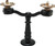 Two Bowls on Arms Classic Style Drinking Fountain