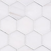 Dolomite Marble Polished 2" Hexagon Mosaic Tile