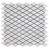 Dolomite Marble Diamond Mosaic Tile Polished