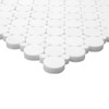 Dolomite Marble Penny Circles Mosaic Tile with  Dolomite Circles