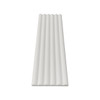 6x24Flute 3D Dimensional Tile Polished Dolomite Marble