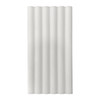 Dolomite Marble 6x12 Flute 3D Dimensional Tile Polished