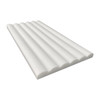 6x12 Flute 3D Dimensional Tile Polished Dolomite Marble