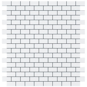 Dolomite Marble Mini Brick Mosaic Tile Polished