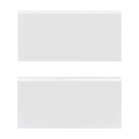 Dolomite Marble 3x6 Bullnose Trim Tile Honed