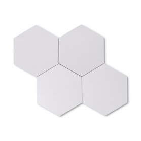 Dolomite Marble 7" Hexagon Mosaic Tile Honed