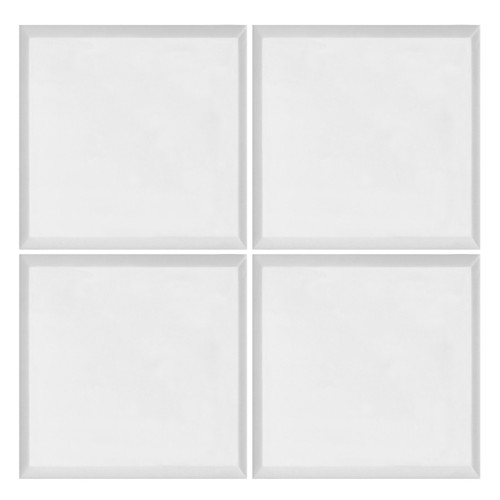 Dolomite Marble 4x4 Wide Bevel Subway Tile Polished