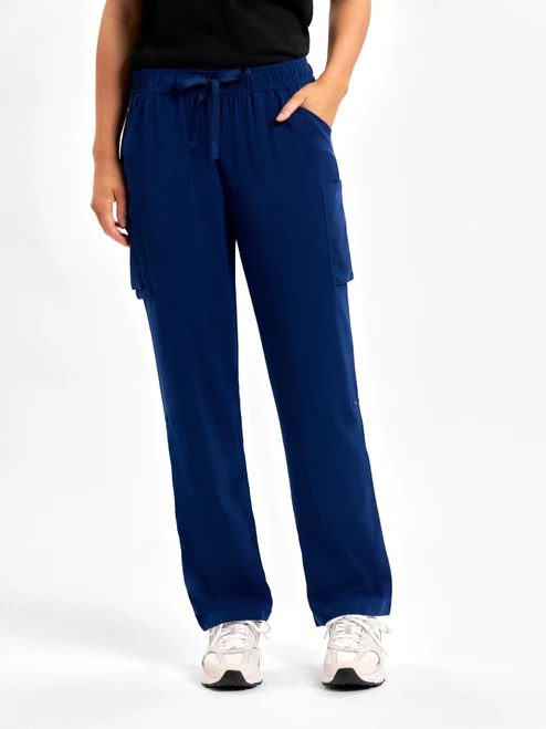 Avery Womens Straight Leg Scrub Pant