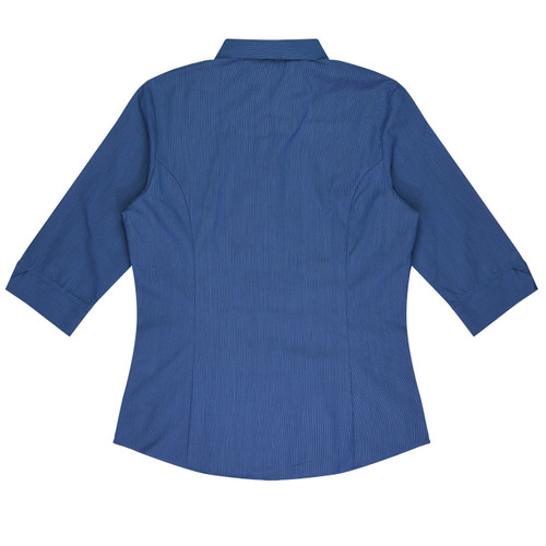 Aussie Pacific BELAIR LADY SHIRT 3/4 SLEEVE RUNOUT - 2905T - NAVY (view 2)