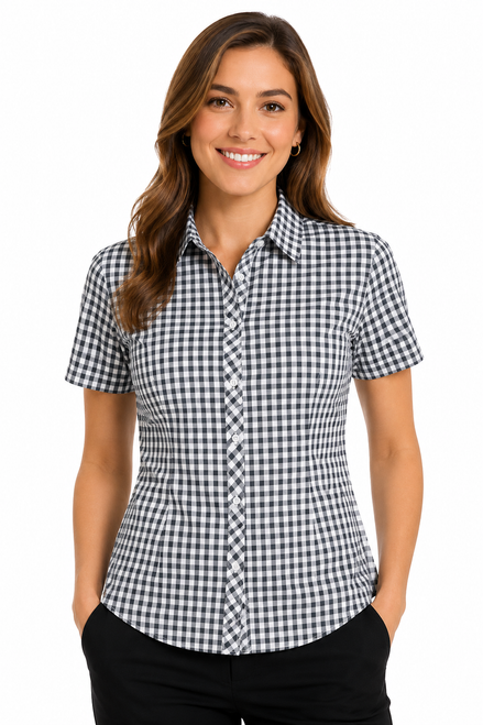 Aussie Pacific BRIGHTON LADY SHIRT SHORT SLEEVE - 2909S