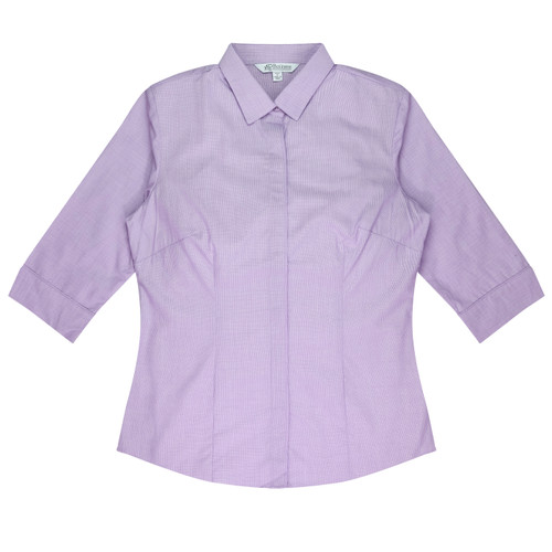 Aussie Pacific GRANGE LADY SHIRT 3/4 SLEEVE RUNOUT - 2902T - MAUVE