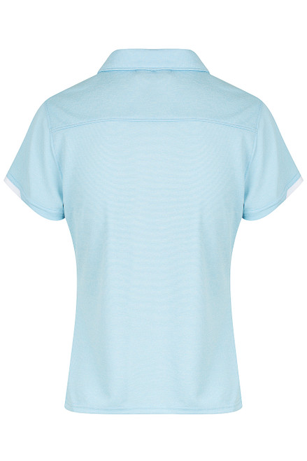 Aussie Pacific MORRIS LADY POLOS - 2317 - LIGHT BLUE/WHITE (view 2)