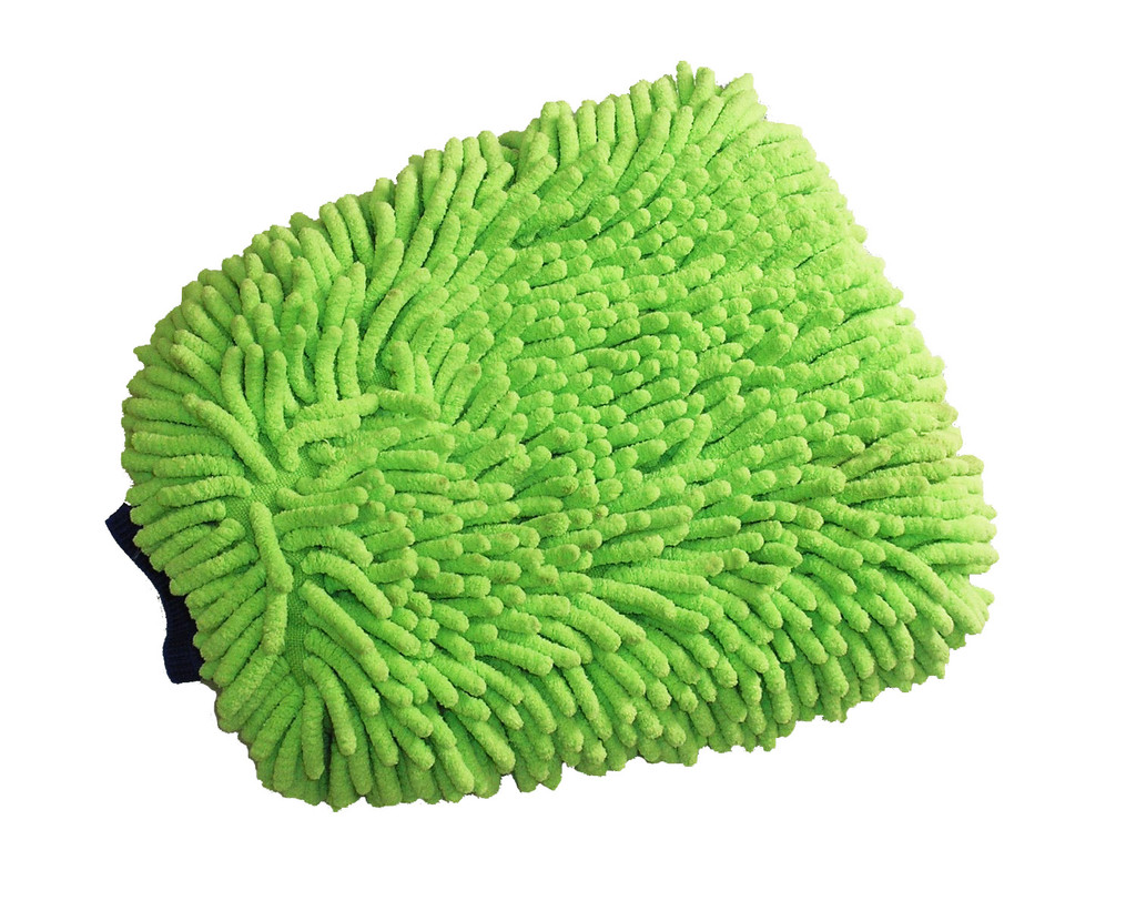 Microfiber chenille wash mitt