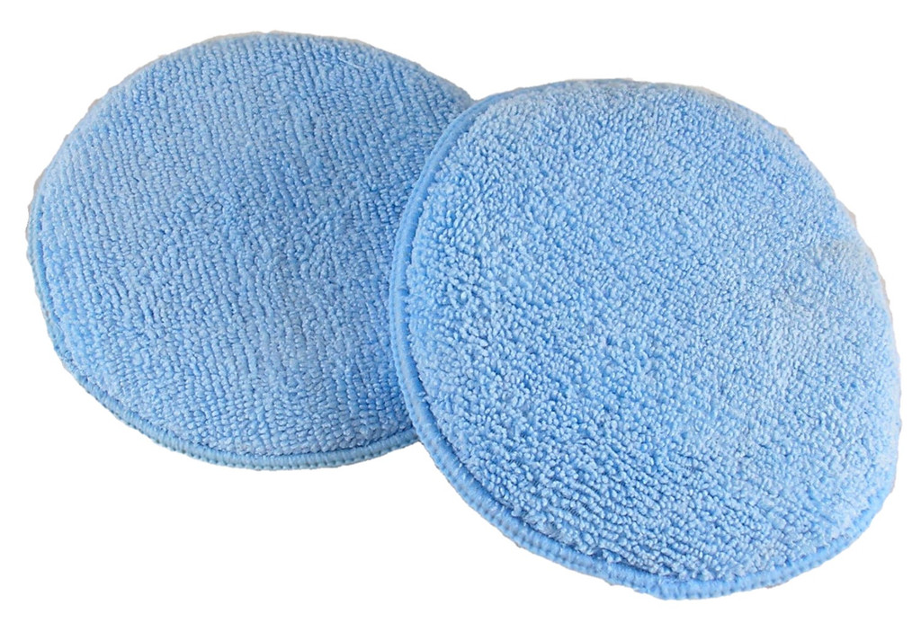 Round Microfiber Wax Pad without pocket