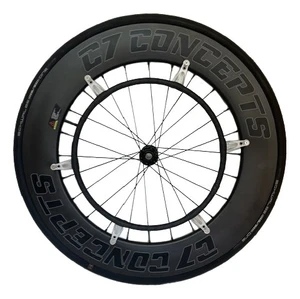 C7 Aeromax Racing Chair Rear Wheels Set- 700c, 90mm. Pushrim Sizes 14.5"-15.5"