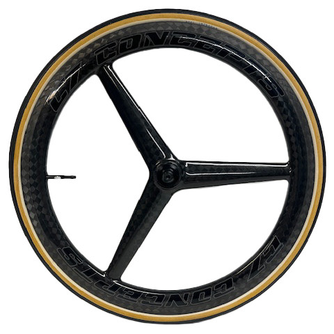 20" C7 Tri-Spoke Rear Wheel Assembly for Racing Chair-