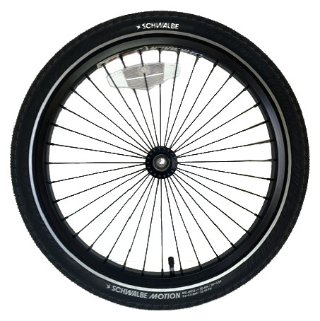 20" Metal-Spoked Rear Wheel Assembly For Force 3/E-Force