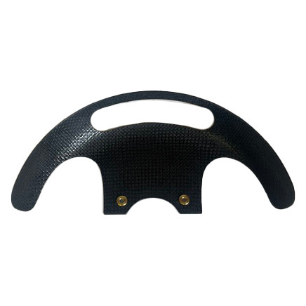 Carbon Chainguard Assembly w/Single Cutout