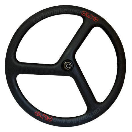 Carbonbike 650c Tri-Spoke Front Wheel