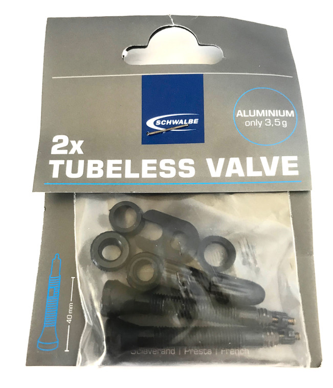 C7 Concepts: Twin-Pack of Schwalbe Tubeless Valve Kit