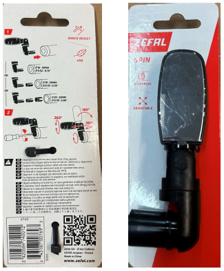 Mirror for Chainguard or Fork Mount