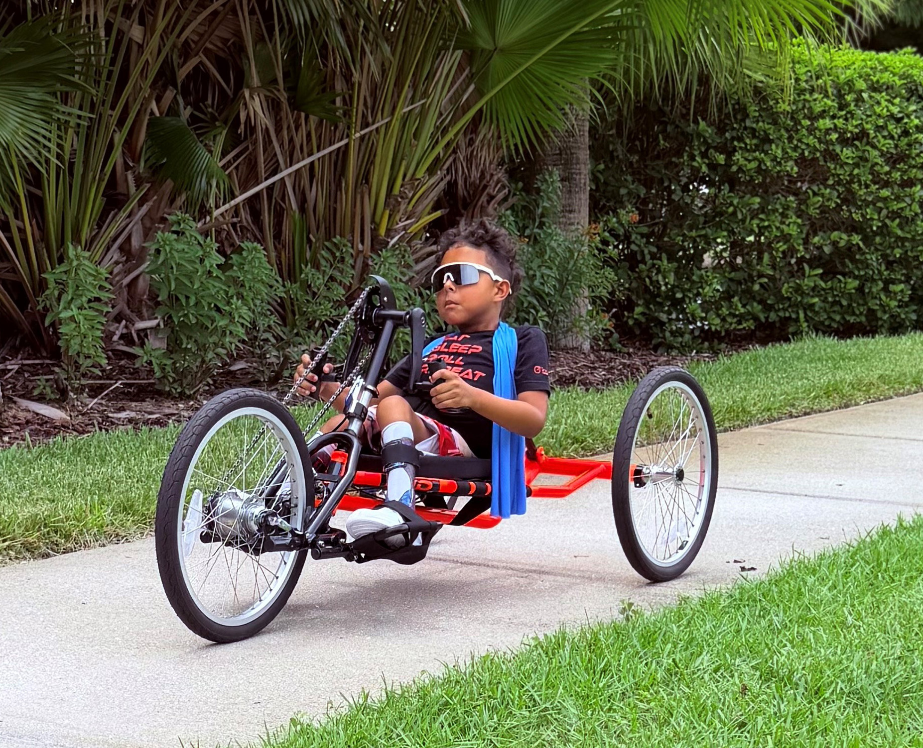 The new Sport Handcycle is perfect for recreational or competitive youth  handcycling.