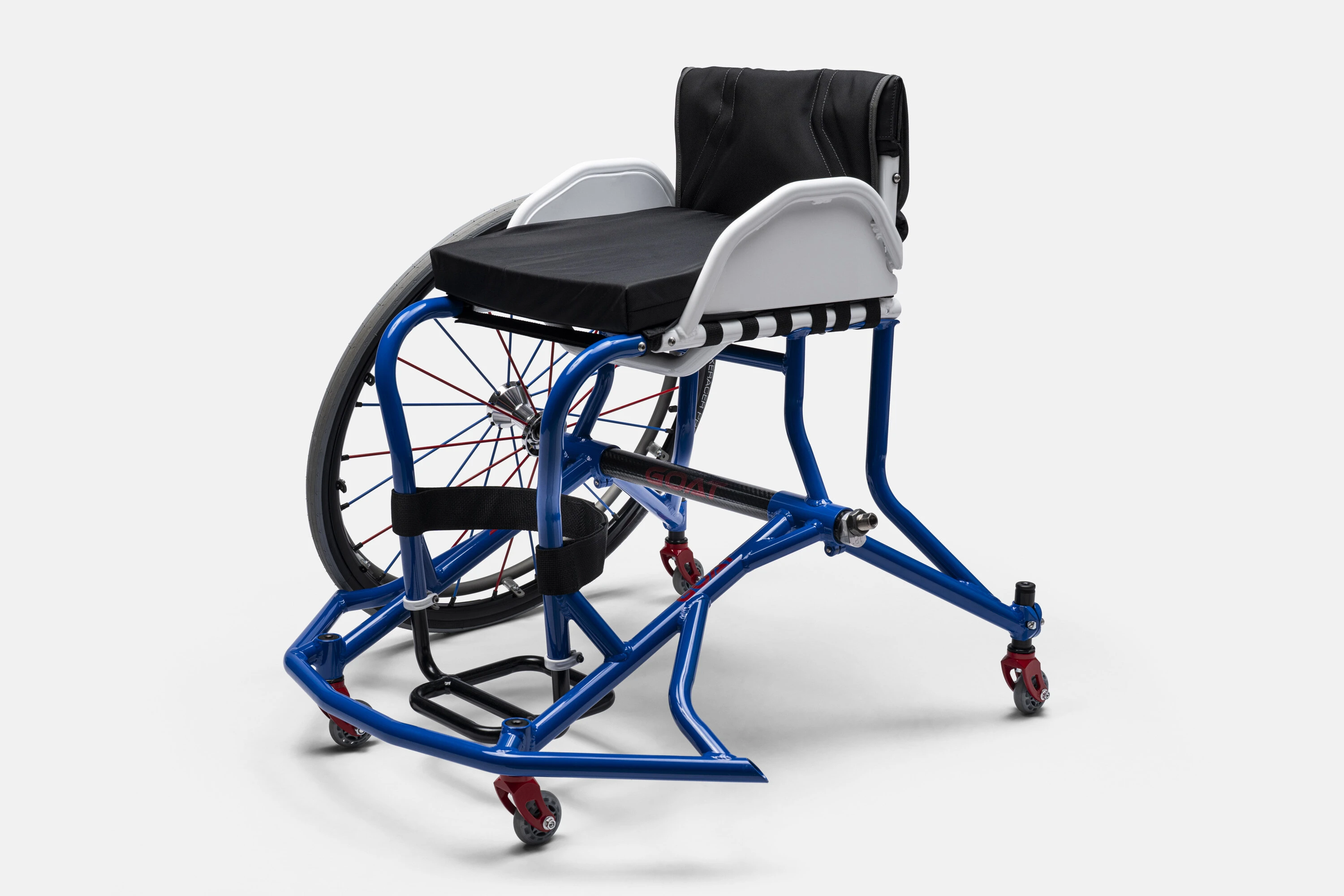 The New Goat Aluminum is lightweight durable With redefined structural and performance improvements the GoatAL is built from high-performance 7005 aluminum with increased frame durability, a strengthened front bumper and an optimized rolling system with 5/8" axles, 59mm casters, and ultra-light caster hardware.