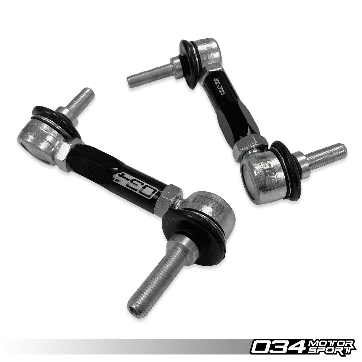 034 Motosport 034Motorsport Dynamic+ Billet Adjustable Rear Sway Bar End Link Kit for MkV/MkVI VW GTI/GLI/R32/Jetta and 8P Audi A3