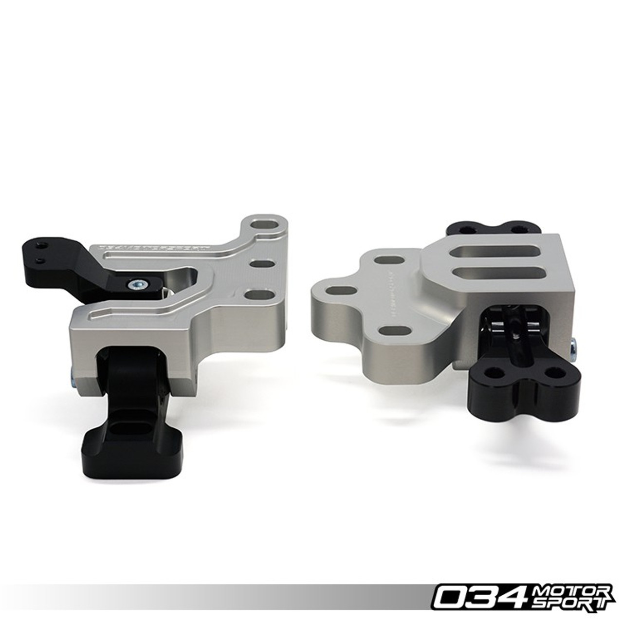 034 Motorsport StreetSport Engine/Transmission Mount Pair, MkV/MkVI Volkswagen Golf/Jetta/GTI/GLI & 8J/8P Audi A3/TT 2.0T, Billet Aluminum