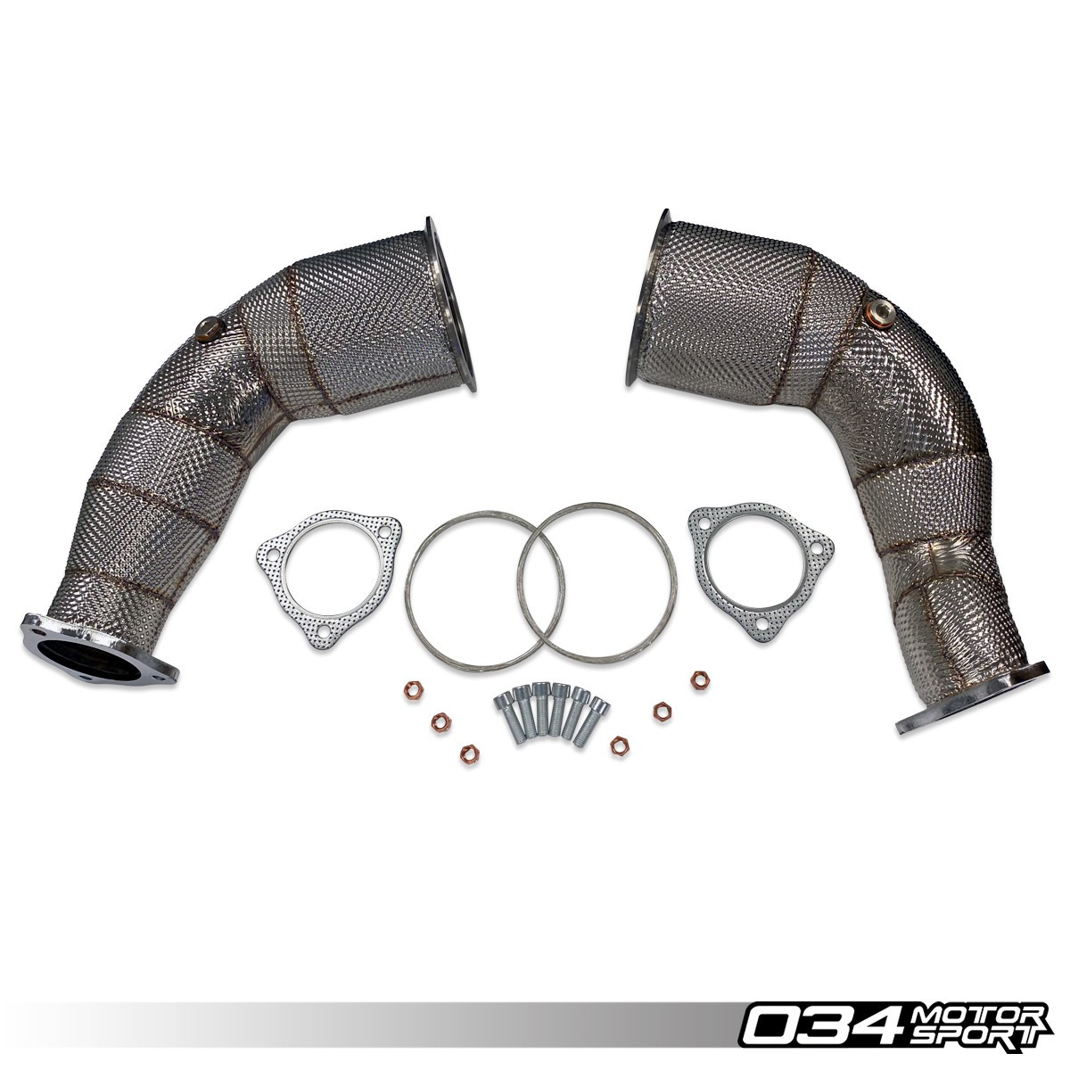 034 Motosport Stainless Steel Racing Catalyst Set, B9 Audi RS5