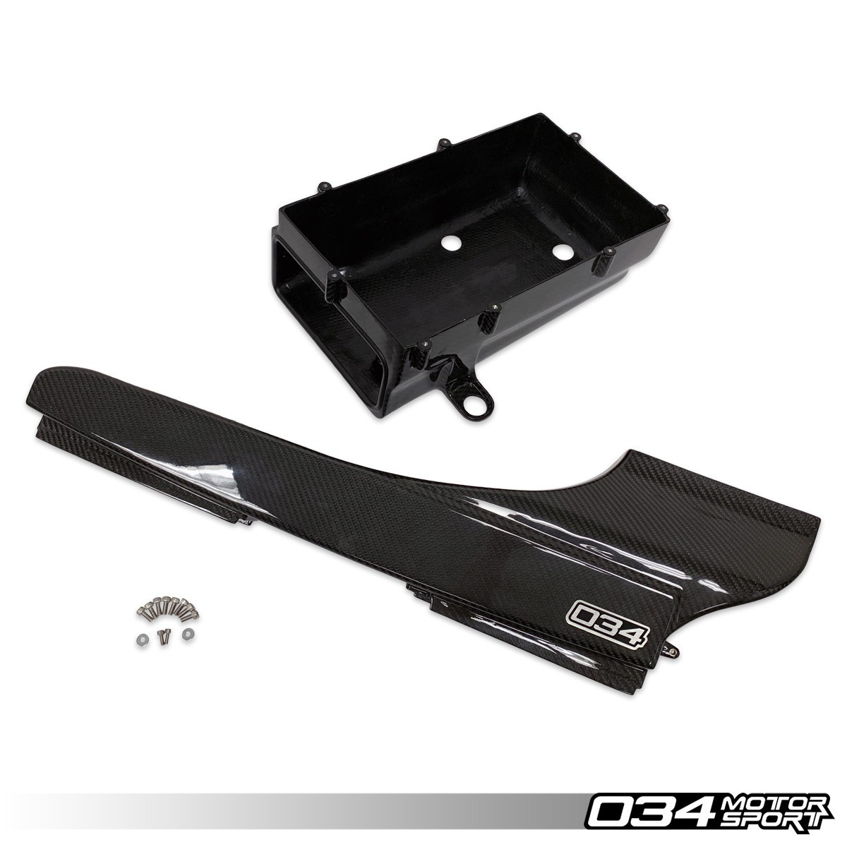 034 X34 Carbon Fiber Lower Intake Box and Fresh Air Duct for Audi 8S/8V.5 TTRS/RS3