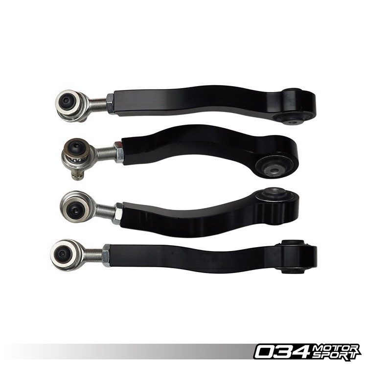 034Motorsport Density Line Adjustable Upper Control Arm Kit, Camber Correcting, B8 Audi A4/S4/RS4, A5/S5/RS5, Q5/SQ5