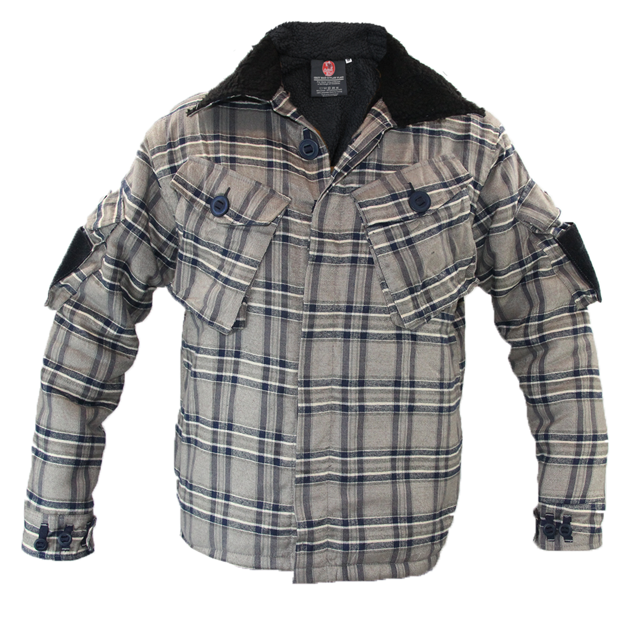 Polar King Patriot Bonded Flannel Shirt Jacket - KEY Apparel