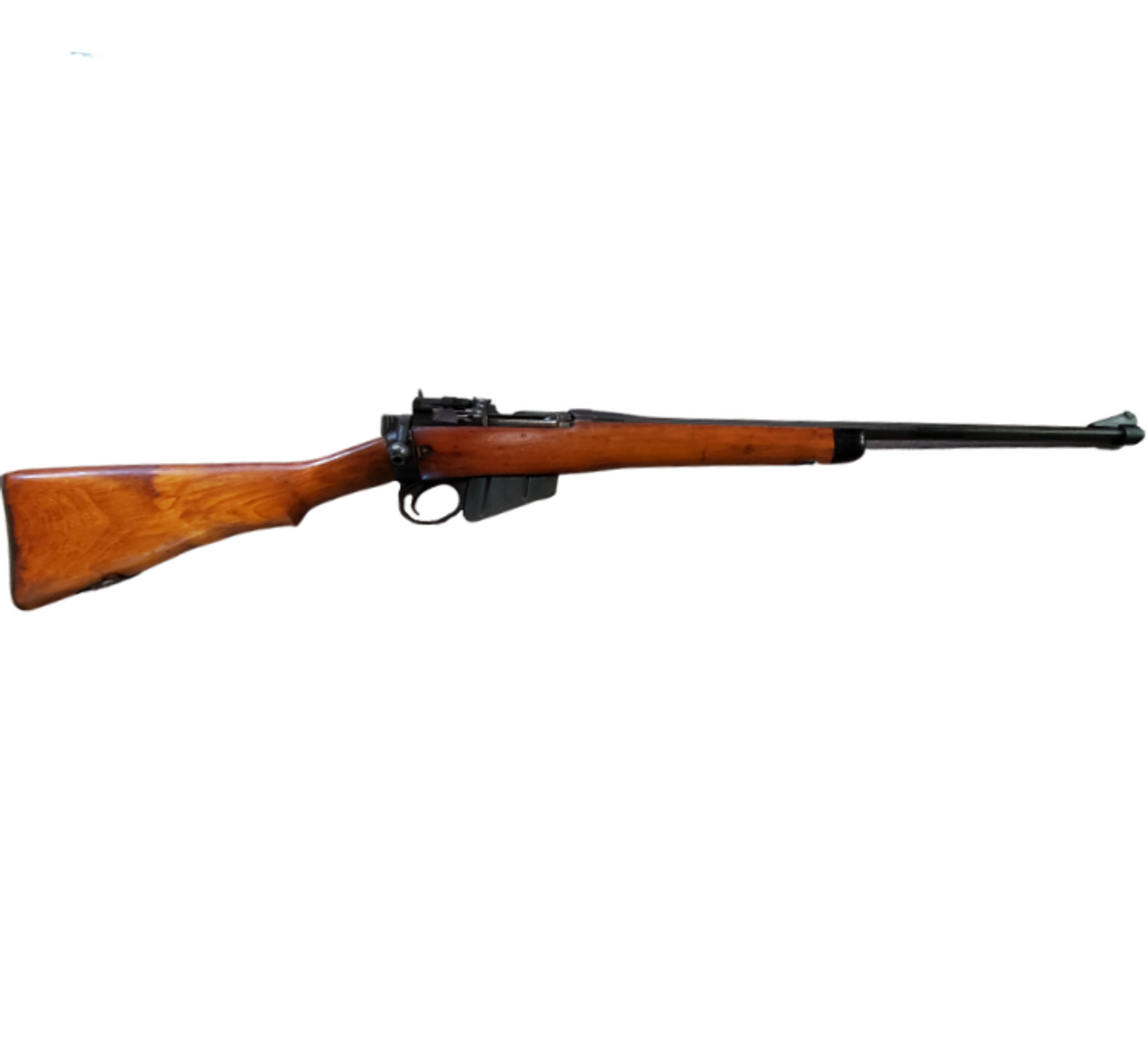 Used Lee Enfield No4 Mk1 Sporter Bolt-Action Rifle, 303 British, Blued,  Sporter Wood Stock, Iron Sights, Leather Sling, 1 Magazine, Good Condition.  Reliable Gun: Firearms, Ammunition & Outdoor Gear in Canada